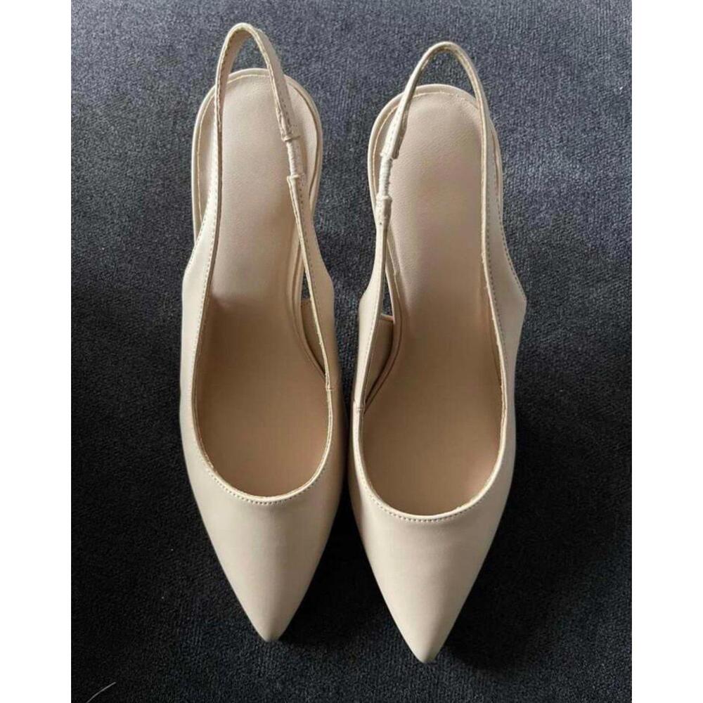 Sling back heels